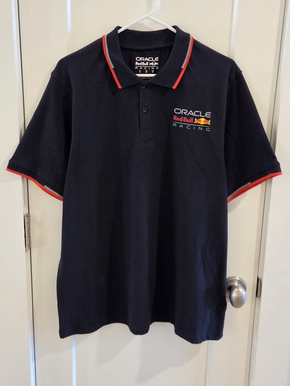 NWT Castore Formula 1 Oracle Red Bull Racing Polo Shirt - Navy Blue - Size XL